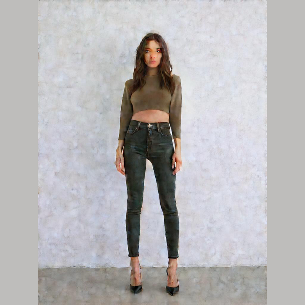 Refuge Olive Green Skinny Jeans Size 4